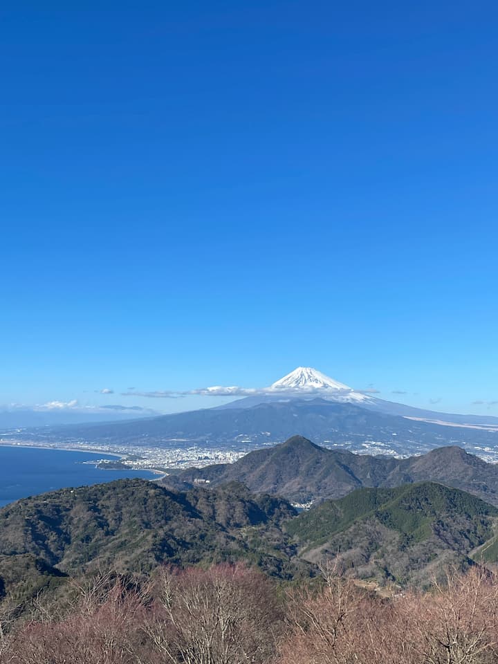 Stunning view of Mount Fuji from the Ao Terrace