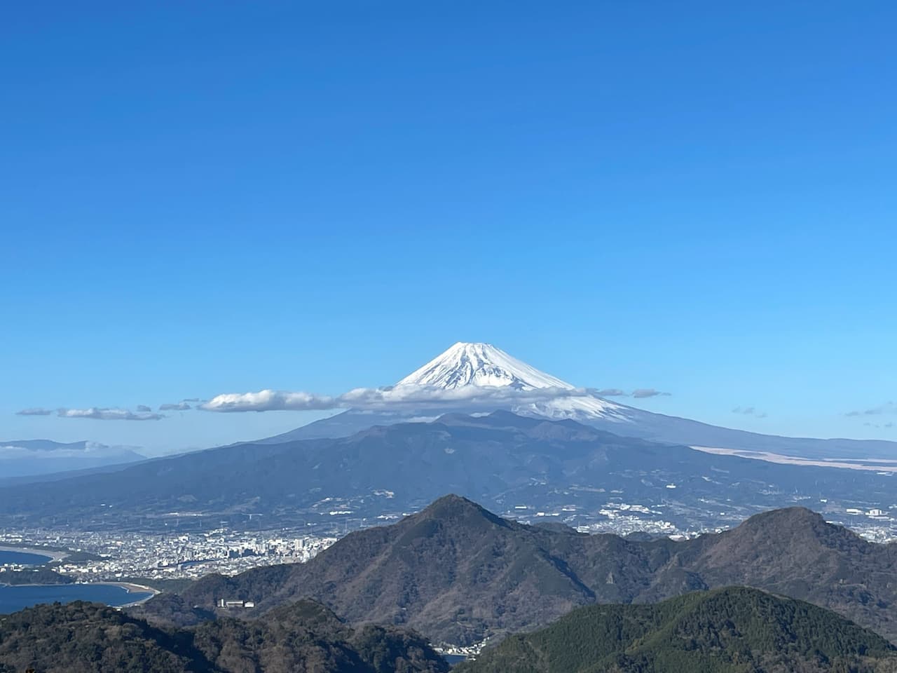 Stunning view of Mount Fuji from the Ao Terrace