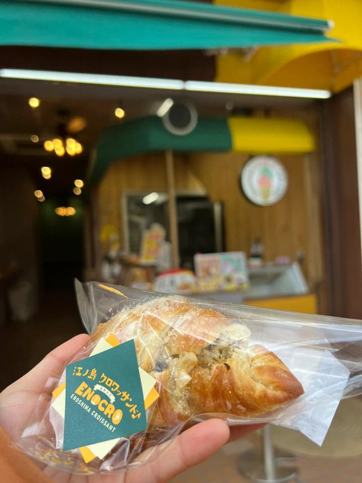 Savoring local delicacies like silver fish pastries and squid pancakes in Kamakura