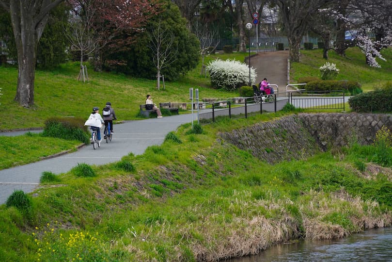 Banks of the Kamo River