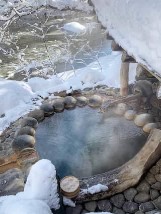 Experience Ginkonyu Onsen: Unique Snowy Forest Hot Springs in Hokkaido