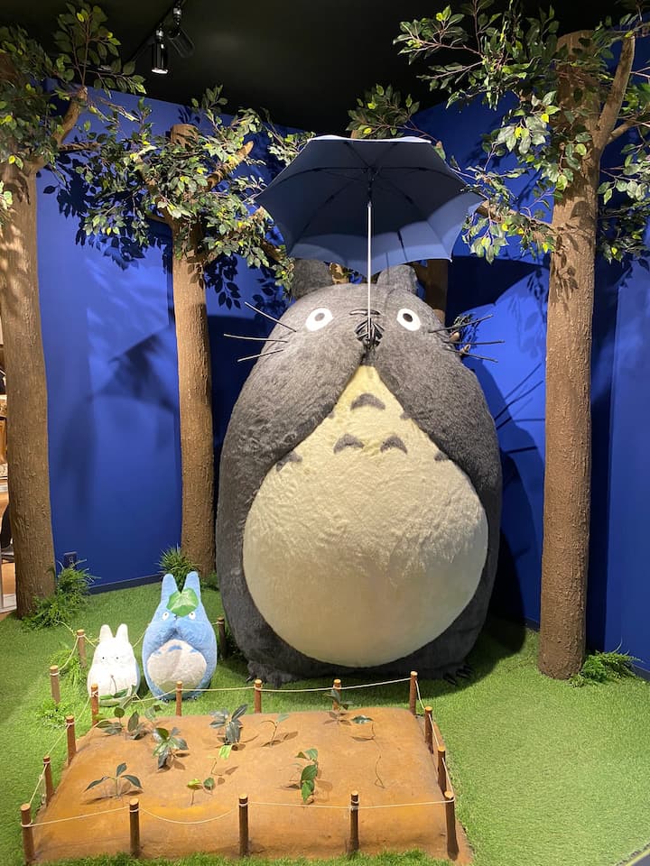 Cuddly Totoro from Studio Ghibli at Shinsaibashi PARCO