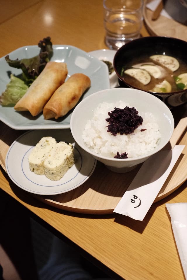 Traditional cuisine at D&DEPARTMENT KYOTO in Kyoto