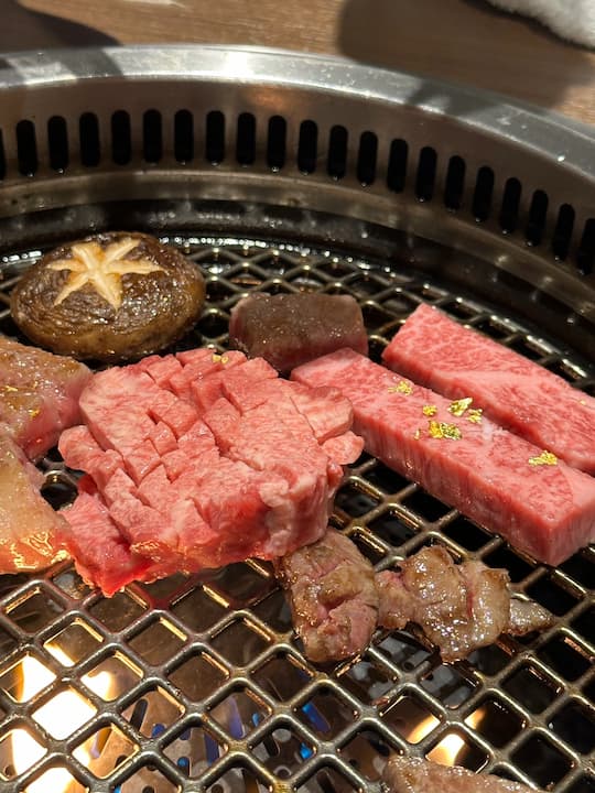 A5 wagyu set meal provided by Japanese BBQ restaurant at the foot of Mount Fuji: Yakiniku Seizaemon Fuji-Q Highland Station