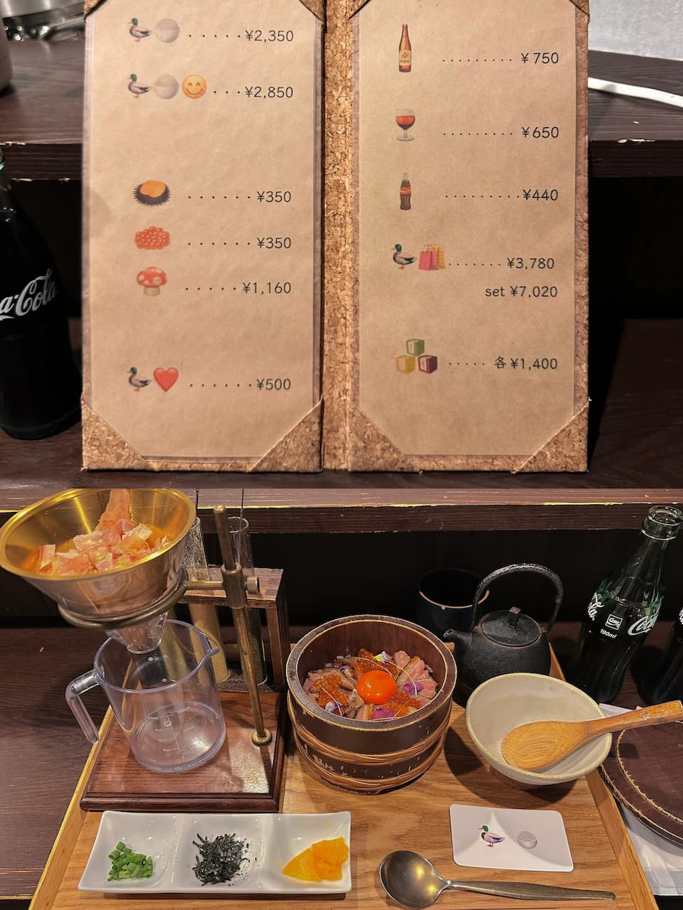 Kyoto Restaurant Gion Duck Rice (ギオン ダック ライス) menu