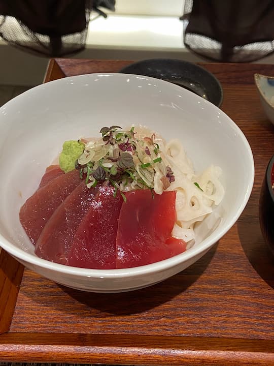 Seasonal dish at Kitchen Stage in Isetan department store