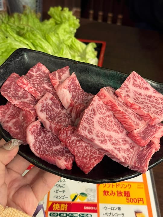 Osaka restaurants main dish recommendations, OKINI Yakiniku (OKINI焼肉 難波店)